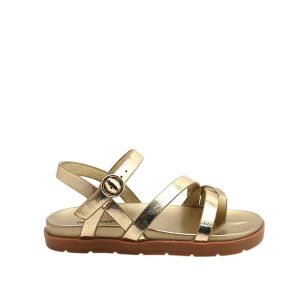 Sandalias Mali para niña color dorado