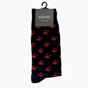 Calcetines Cangrej unisex color navy