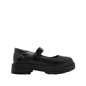 Ballerinas escolares Frances para niña color negro