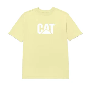 Camiseta Cat Logo para hombre color amarillo