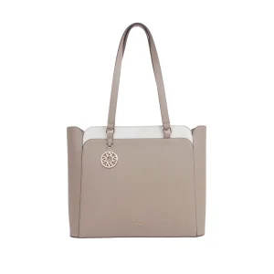 Cartera tote Bria para mujer color taupe