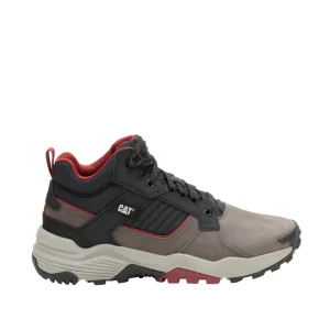 Sneakers Grapple Leather Mid para hombre color gris y negro