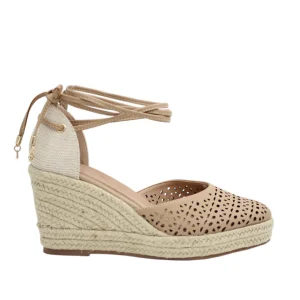 Cuñas Glinda para mujer color camel