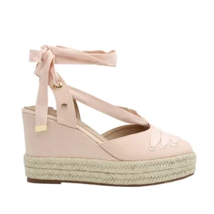 Cuñas Geneva para mujer color blush