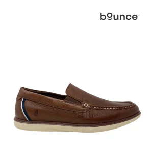 Casuales slip on Fitz para hombre color café