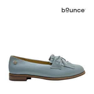 Mocasines Eleonora 6 para mujer color celeste