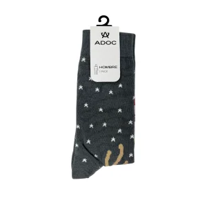 Calcetines Oso para hombre color gris