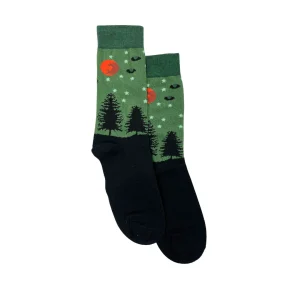 Calcetines Alien para hombre color negro