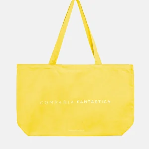 Bolsa tote Compañía Fantástica Amarillo