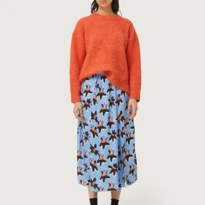 Jersey de punto mullido naranja