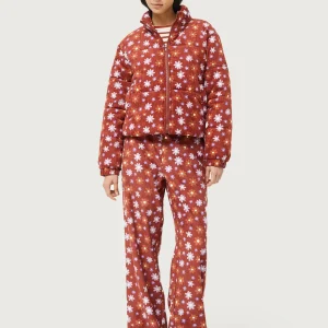 Abrigo acolchado estampado floral Montana