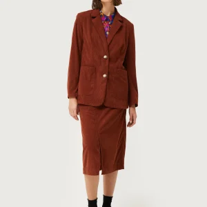 Blazer de pana marrón