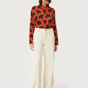 Pantalón de pana blanco