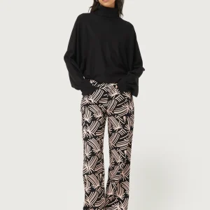 Pantalón recto con estampado abstracto Fénix