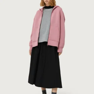 Sudadera con capucha rosa