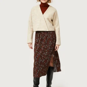 Chaqueta cruzada beige