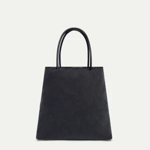 Bolso de hombro denim negro