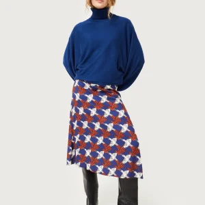 Falda midi con estampado de animales Garza