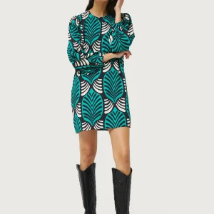 Vestido corto con estampado Brigitte grande