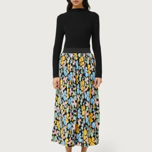 Falda larga estampado floral Jacinto