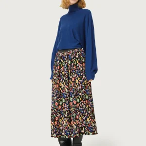 Falda larga estampado floral pequeño