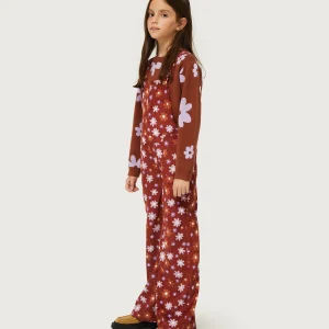 Mono largo de niña estampado floral Montana