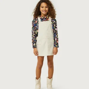 Pichi de niña pana blanco