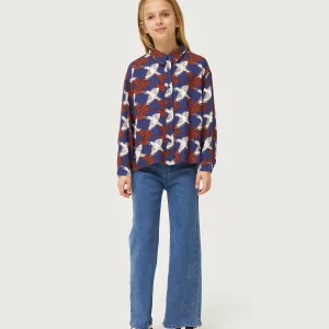 Camisa de niña estampado de animales Garza