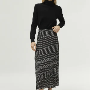 Jersey cuello alto negro