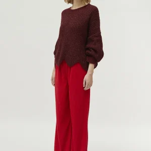 Jersey detalle bajo rojo