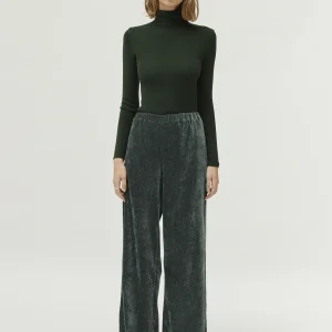 Pantalón de chenilla verde