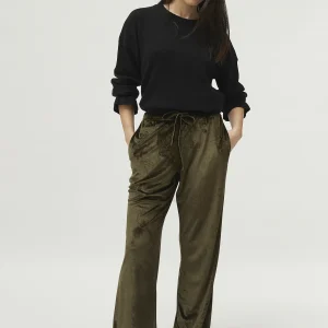 Pantalón de terciopelo verde