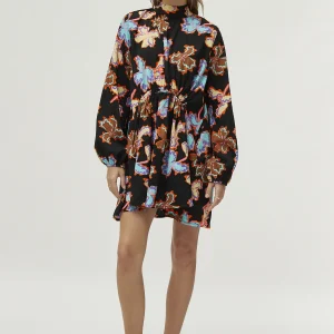 Vestido corto estampado floral Alhelí