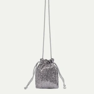 Bolso con lentejuelas silver