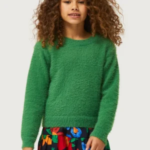 Falda corta de niña estampado floral multicolor