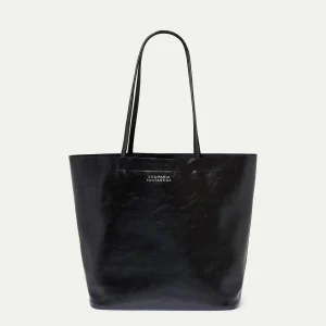 Bolsa de hombro cuero sintético negro