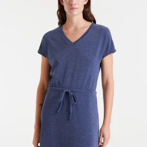 Camiseta cuello pico navy blue