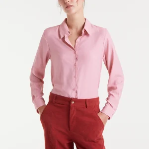 Camisa fluida rosa