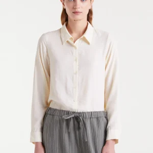 Camisa fluida blanco