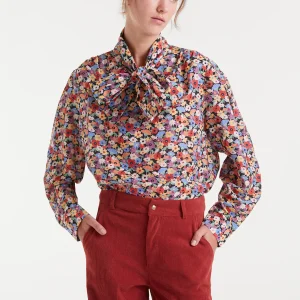 Camisa lazada con estampado Hampton Small