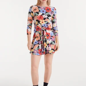 Vestido corto con estampado Hampton Big