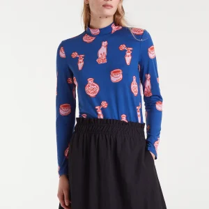 Camiseta con estampado Porcelain