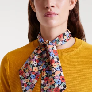 Pañuelo crepé ligero con estampado Hampton Small