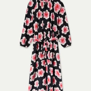 Vestido midi con estampado Sweatheart