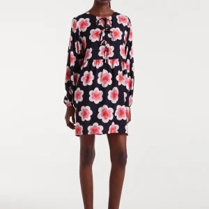 Vestido corto con estampado Sweetheart