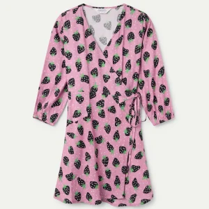 Vestido corto con estampado Morango Small