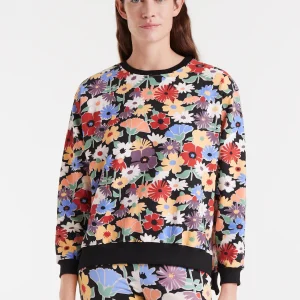 Sudadera 100% algodón con estampado Hampton Small