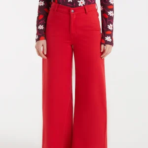 Pantalón vaquero rojo