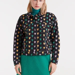 Chaqueta vaquera con estampado Cupido Lines