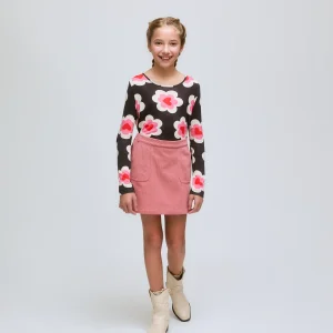 Camiseta de niña de manga larga con estampado Sweetheart